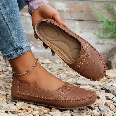 Elin | Ortopediske Loafers i Vintage Stil