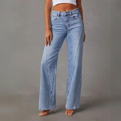 Katja™ - Utslåtte jeans