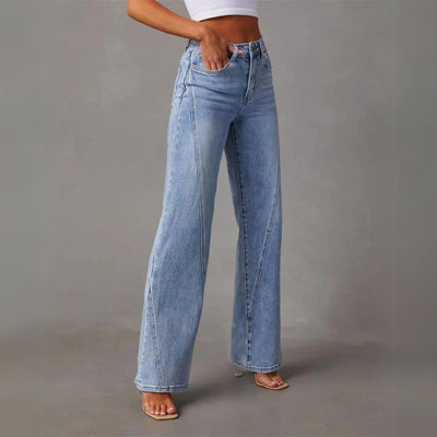Katja™ - Utslåtte jeans
