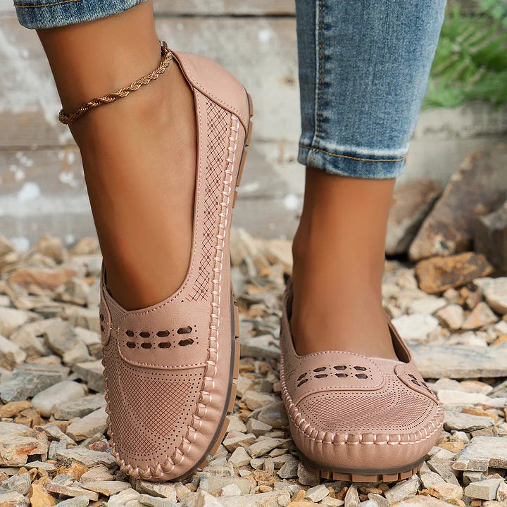 Elin | Ortopediske Loafers i Vintage Stil