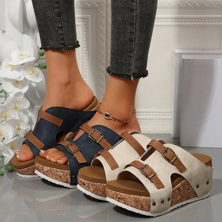 Amalie | Komfortsandaler med kile