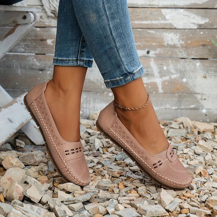 Elin | Ortopediske Loafers i Vintage Stil